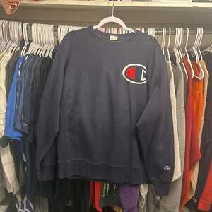 Champion Reverse Weave Big C Logo Long Sleeve Sweatshirt